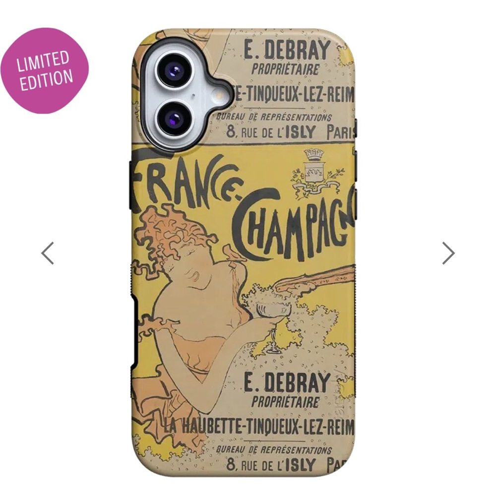 $50 Limited Edition Van Gogh Museum France Champagne Casely iPhone16 Case Paris